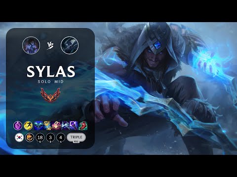 Sylas Mid vs Lissandra - KR Grandmaster Patch 13.8