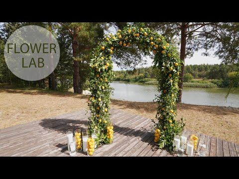 DIY Lemon wedding | Wedding arch | Wedding decoration ideas