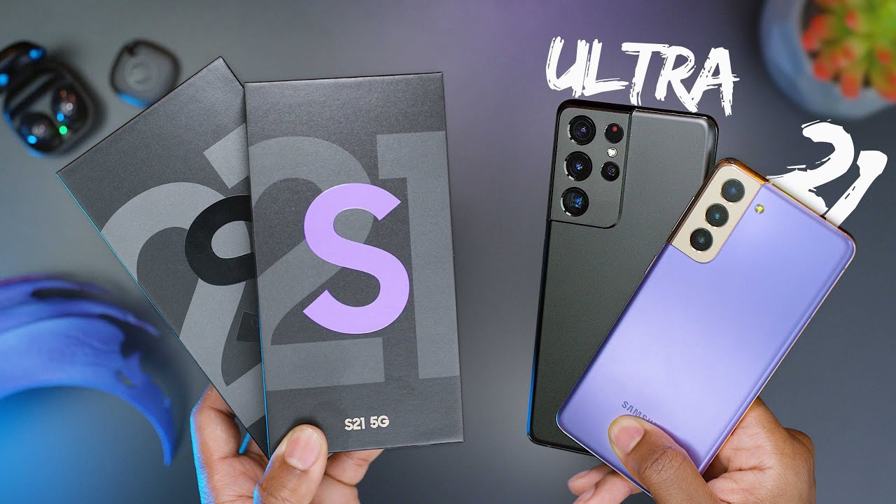 Samsung Galaxy S21 & S21 Ultra Unboxing!