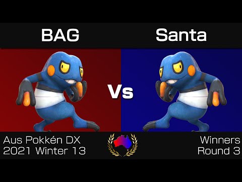 Aus Pokkén DX 2021 Winter 13 - Winners Round 3: BAG (Croagunk) vs. Santa (Croagunk)