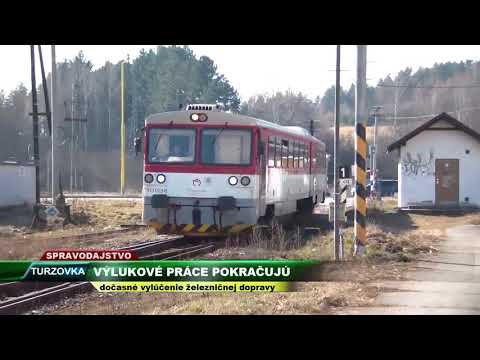 TV SEVERKA Výluka na trati Turzovka Makov