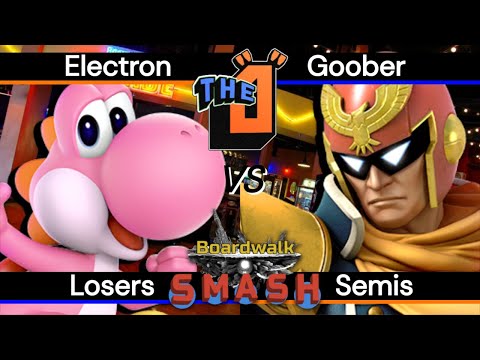 Electron (Yoshi) vs. Goober (Captain Falcon) - LSF | Boardwalk Smash 11 SSBU (7/7/2022)