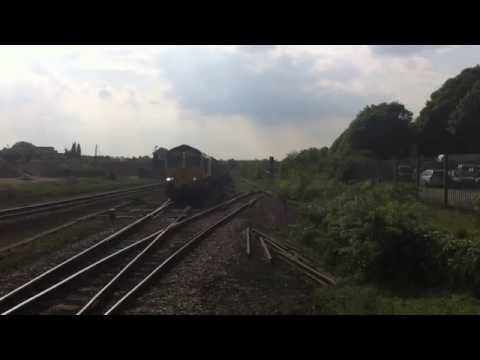 *LEGEND* Freightliner driver *7 TONE HORN* through Bury St Edmunds 17/05/14