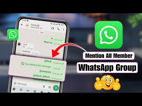 How to Mention All Member in WhatsApp Group