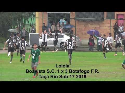 Gols - Boavista 1 x 4 Botafogo - 2R Taça Rio Sub 17 2019