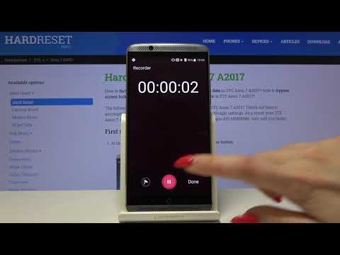 How to Record Sounds in ZTE Axon 7 2017 – Use Sound Recorder