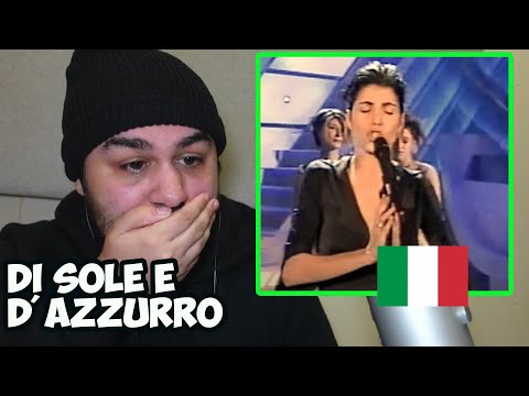 British Reaction To Giorgia - Di sole e d'azzurro - Sanremo 2001 (Italian Music)
