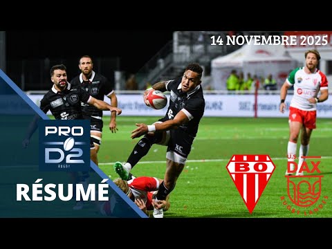 Pro D2 J11 : le résumé de Biarritz vs Dax - Saison 202526