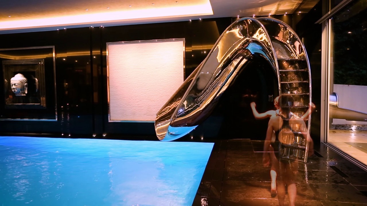 SplinterWorks | Reflex Pool Slide Indoors