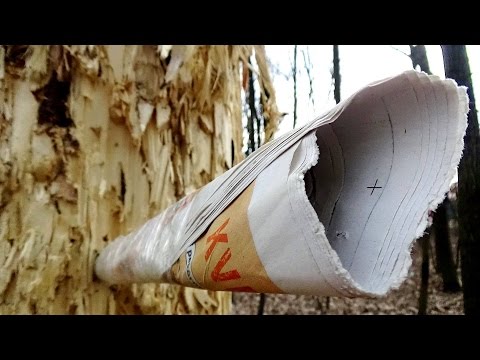 EXPERIMENT: WEAPONIZED NEWSPAPER? (Crazy Results) Video