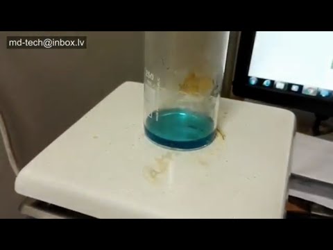 Part of a video titled How to make copper nanoparticles. - YouTube