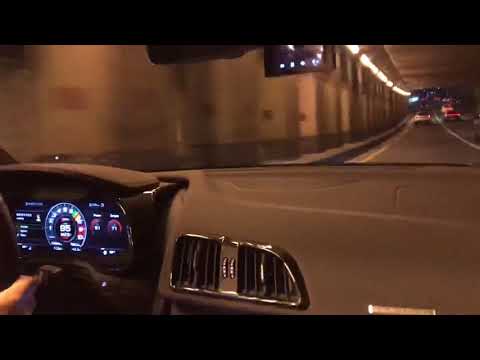 최신형 아우디 R8 스파이더 터널 팝콘 배기음!🍿🍿