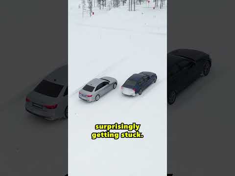 Proof RWD is Better in the Snow Than FWD!  #automobile #wintertires #snow