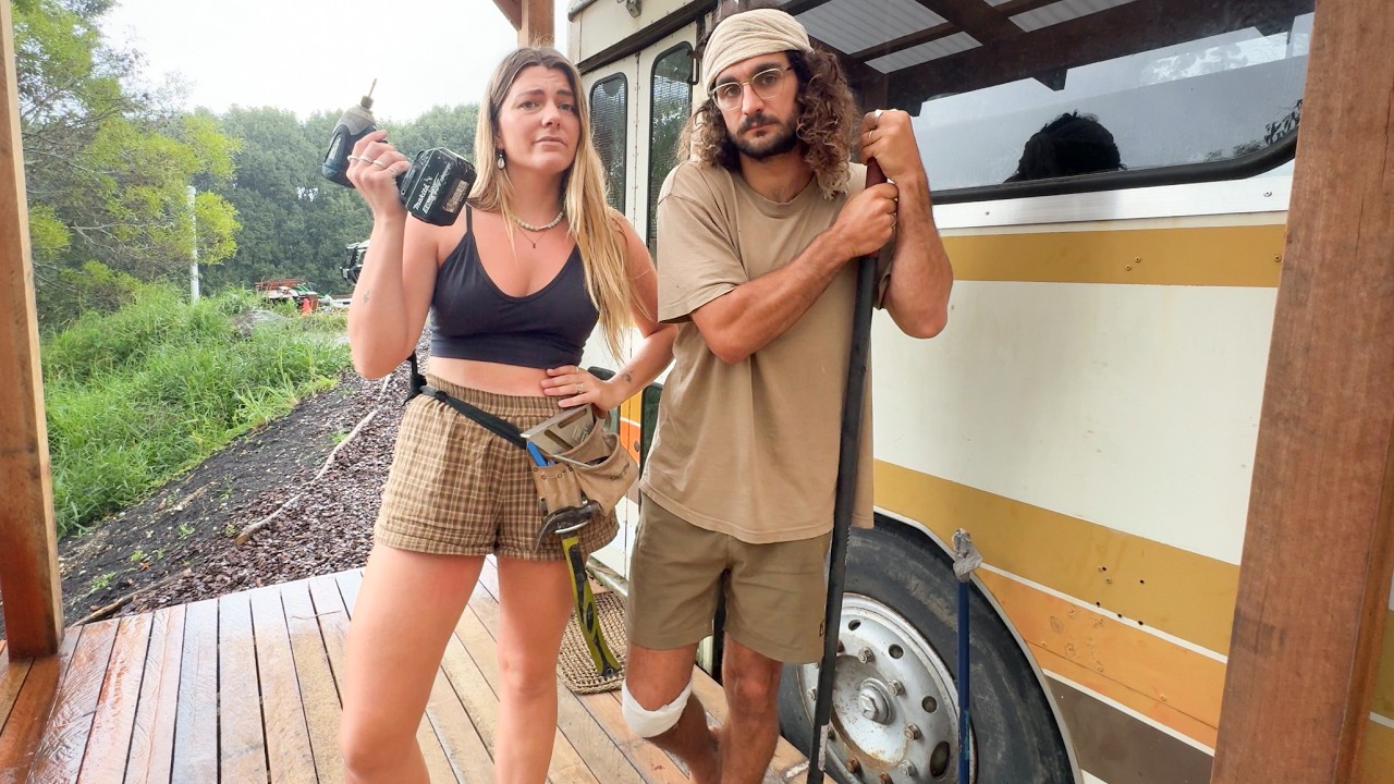 This Didn’t Go to Plan… (Building Our Tiny Home Deck)