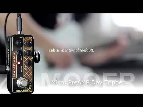 Mooer 004 Day Tripper Micro Preamp 2010s - Black/Brown image 6