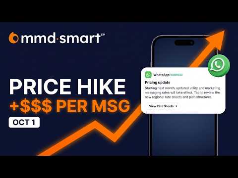 WhatsApp Business Pricing 2026: What Changes on October 1