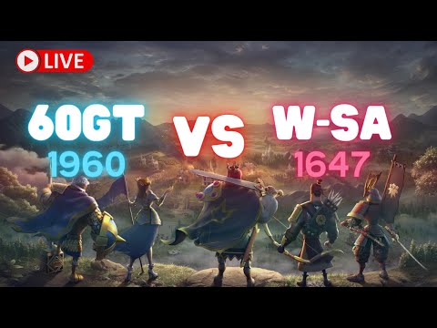 60GT VS W-SA | FINAL DA LIGA DE OSIRIS  TEMPORADA 6 | RISE OF KINGDOMS