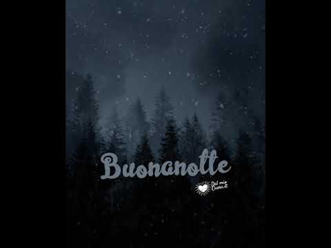 Buonanotte invernale - Video con neve che cade