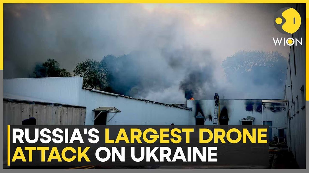 Russia Unleashes Extensive Drone Assault On Ukraine Ahead Of Trump-Putin Phone Call |WION