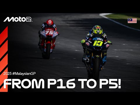 Diogo Moreira's comeback from 16th to 5th 🚀 | 2025 Malaysian GP