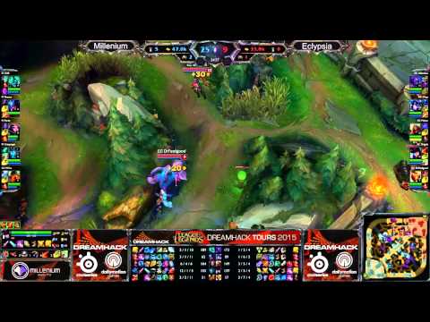 Millenium vs Eclypsia - LoL - LB - DreamHack France 2015 - Tours