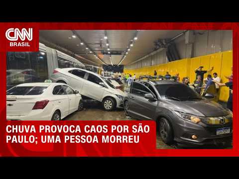 Temporal em SP deixa um morto, causa alagamentos e provoca estragos | LIVE CNN