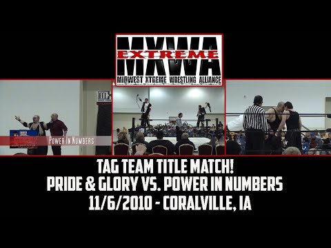 MXWA Tag Title Match - Pride & Glory Vs. Power In Numbers - MXWA Mayhem At The Marriott 11/6/2010