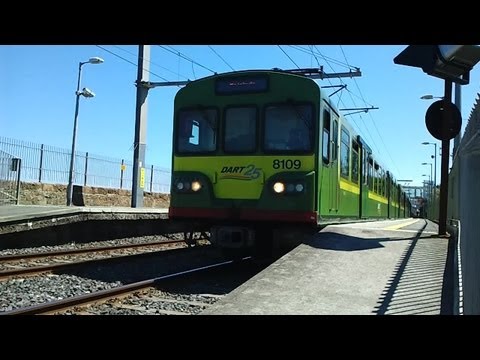 Dart Train number 8109 - Blackrock Station, Dublin