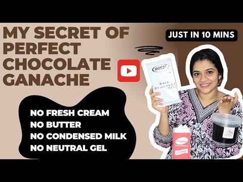 “2-Ingredient Chocolate Ganache: Foolproof, Silky & Ready in Minutes! | Pro Tips Inside 🥄🍫”