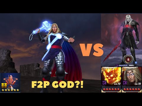 T3 THOR HERALD OF THUNDER vs EBONY 99 & KNULL 4! + Stage 1 Comparison vs Ghost Rider [No CTP] - MFF