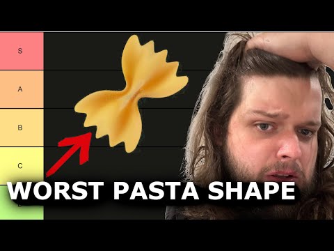 PASTA SHAPE TIERLIST
