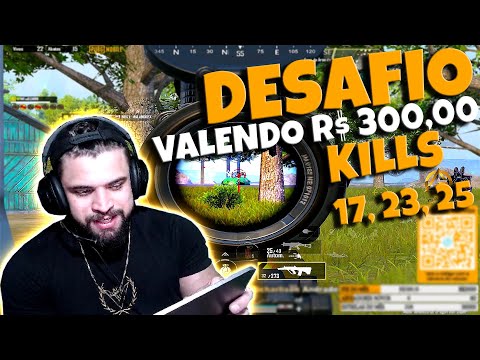 FUI DESAFIADO NOVAMENTE! 17, 23,25 KlLLS! CONSEGUI?! | PUBGMOBILE