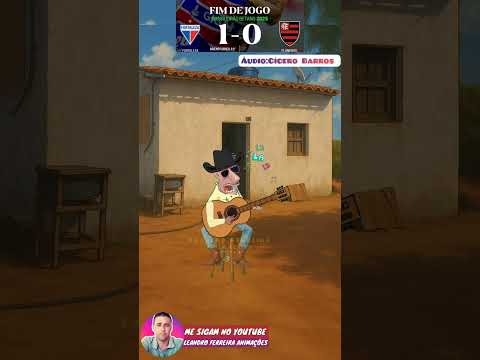 FLAMENGO PERDE PARA O FORTALEZA😅#memes #piadas #comedia #humor #flamengo 