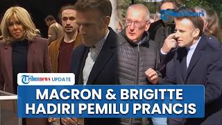 Momen Macron & Brigitte Sambut Hangat Warga Le Touquet Jelang Pemungutan Suara Tingkat Kota Prancis