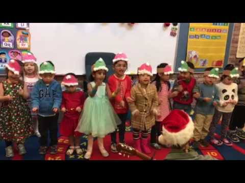 Samreen xmas party in pre-school 2016