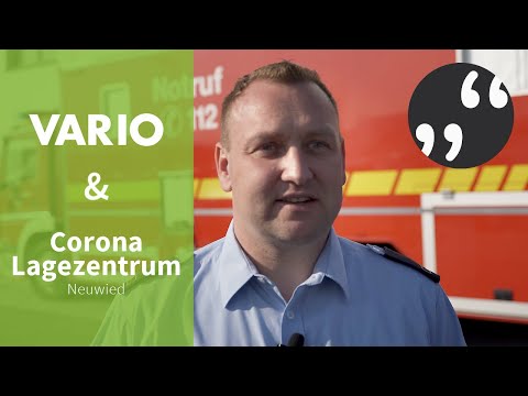 VARIO Warenwirtschaft im Einsatz: Corona-Lagezentrum in Neuwied