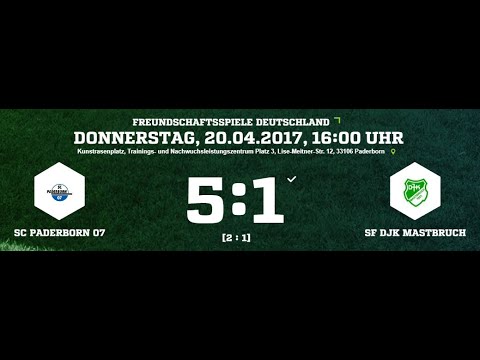 SC Paderborn 07 - SF DJK Mastbruch - 5:1 (Do, 20.04.17) = Full Game =