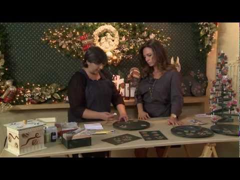 Aprenda a fazer a Bandeja com Guizos Natalinos e deixe sua ceia mais linda ainda