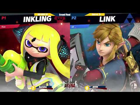 Ann Arbor Arena 104 Grand Finals AK160 (Link) vs. Kaztoise (Inkling)