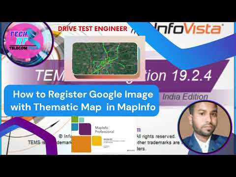 How to Add Google image with Thematic map in MapInfo