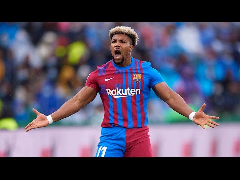 Adama Traore scores first goal for Barcelona!