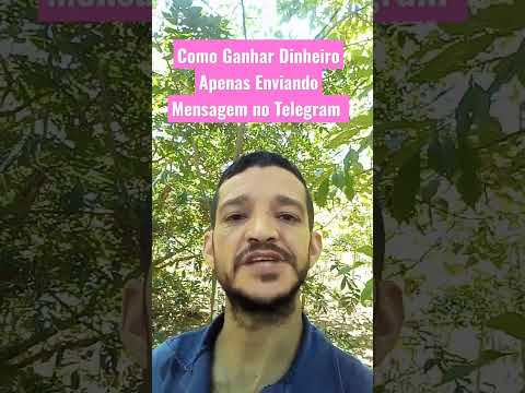 Como Ganhar Dinheiro Apenas Enviando Mensagem no Telegram #shorts