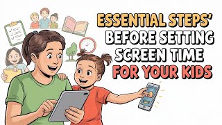 Essential STEPS Before Setting Screen TIME For Your KIDS