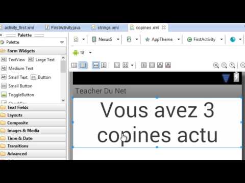 DEVELOPPER SOUS ANDROID 10 Les coureurs de jupons