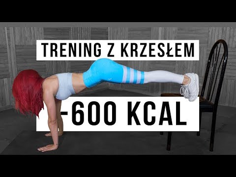 ODCHUDZAJĄCY HIIT TRENING Z KRZESŁEM  - SPAL 600 KCAL W 30 MINUT