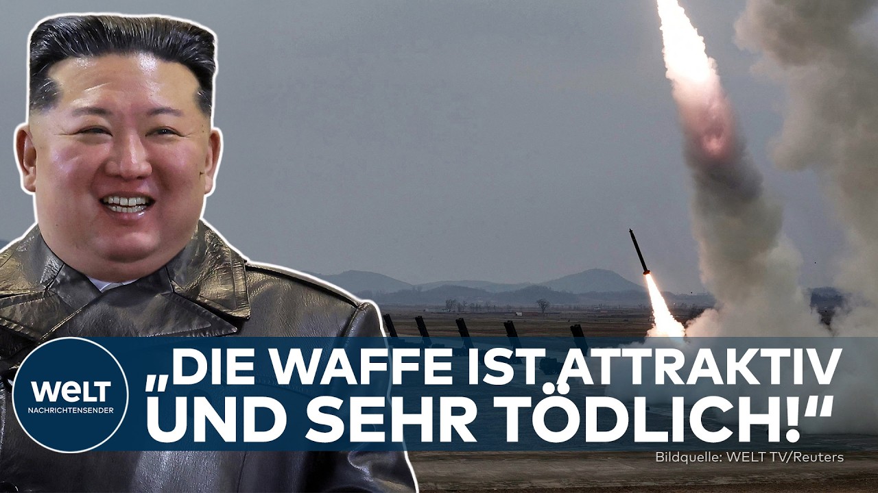 NORDKOREA: Super für Atomwaffen ‒ Kim Jong-un prahlt mit neuem Raketenwerfer