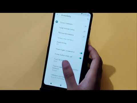 how to on power botton ends call in Nokia XR20 | power botton ends call setting