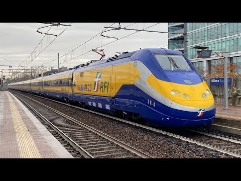 TRENI PASSEGGERI e MERCI IN TRANSITO TRA MILANO GRECO PIRELLI e Milano Rogoredo!