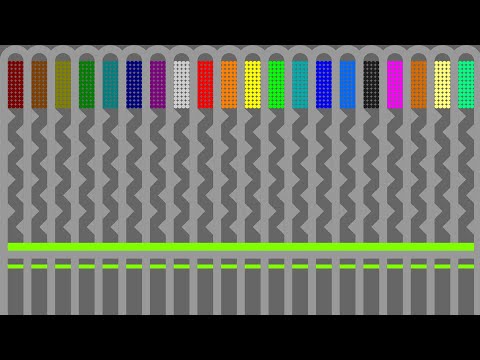 Mix and Separate - The Team Marble Race 09 in Algodoo