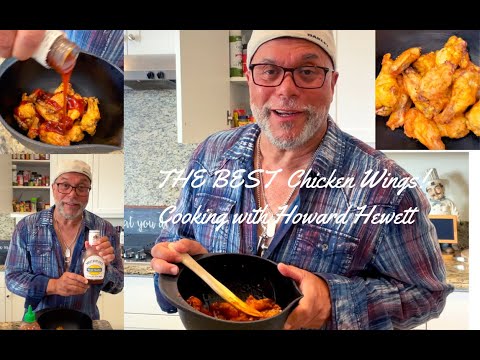 Howard Hewett of Shalamar COOKS THE BEST Chicken Wings in an Air Fryer! Super Bowl Sunday, 2021